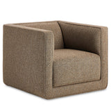 Phillip Swivel Chair, Delta Tweed-Furniture - Chairs-High Fashion Home