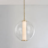 Pietra Pendant, Vintage Brass-Lighting-High Fashion Home