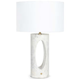 Portia Marble Table Lamp, White-Lighting-High Fashion Home