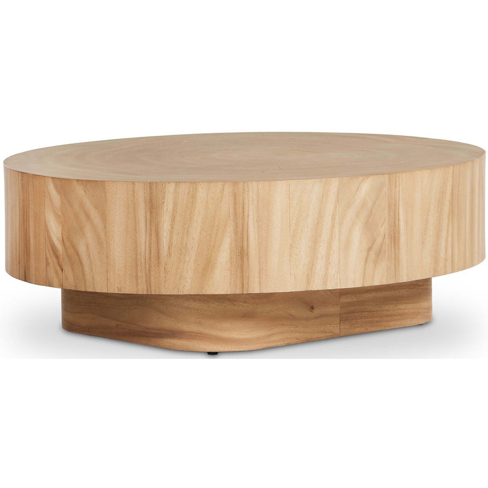 Posta Coffee Table, Gold Guanacaste-Furniture - Accent Tables-High Fashion Home