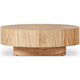 Posta Coffee Table, Gold Guanacaste-Furniture - Accent Tables-High Fashion Home