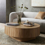 Posta Coffee Table, Gold Guanacaste-Furniture - Accent Tables-High Fashion Home