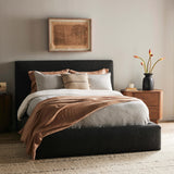 Quincy Bed, Lisbon Charcoal-Furniture - Bedroom-High Fashion Home