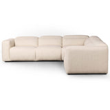 Radley 5 Piece Power Recliner Sectional, Antigo Natural-Furniture - Sofas-High Fashion Home