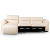 Radley Power Recliner Left Chaise Sectional, Antigo Natural-Furniture - Sofas-High Fashion Home