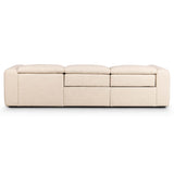 Radley Power Recliner Right Chaise Sectional, Antigo Natural-Furniture - Sofas-High Fashion Home