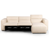 Radley Power Recliner Right Chaise Sectional, Antigo Natural-Furniture - Sofas-High Fashion Home