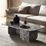 Ramone Coffee Table, Speckled Black-Furniture - Accent Tables-High Fashion Home