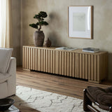 Ramos Media Console, Bleached Oak