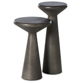 Ravine Accent Table, Dark Grey, Set of 2-Furniture - Accent Tables-High Fashion Home