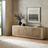 Redondo Media Console, Bleached Alder