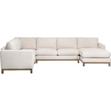 Reeva 4 Piece Sectional, Brent Birch