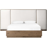 Regan Bed, Crete Ivory-Furniture - Bedroom-High Fashion Home