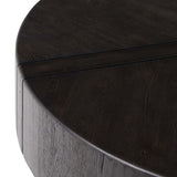 Rena Round Coffee Table, Natural-Furniture - Accent Tables-High Fashion Home