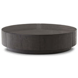 Renan Round Coffee Table, Dark Espresso