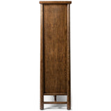 Renaud 3-Door Cabinet, Dark Toasted Oak-High Fashion Home