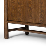 Renaud 3-Door Cabinet, Dark Toasted Oak-High Fashion Home