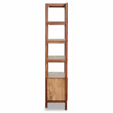 Renza Bookcase, Smoked Honey-Furniture - Storage-High Fashion Home