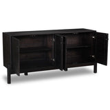 Reza Sideboard, Worn Black-Furniture - Storage-High Fashion Home