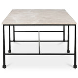 River Coffee Table, Botticino Marble