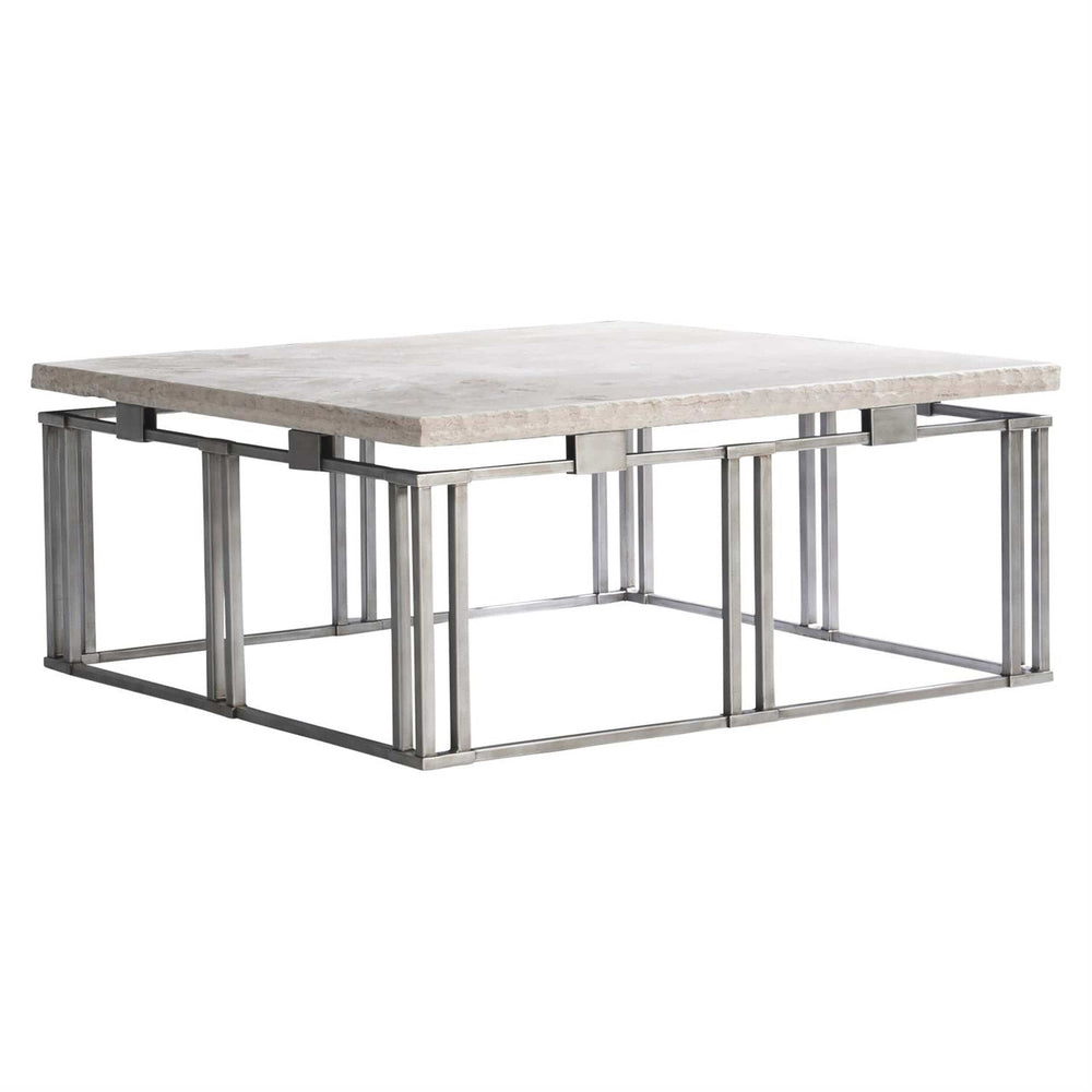 Riverton 40" Square Cocktail Table-Furniture - Accent Tables-High Fashion Home