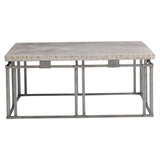 Riverton 40" Square Cocktail Table-Furniture - Accent Tables-High Fashion Home