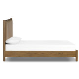 Roark Leather Bed, Palermo Drift-Furniture - Bedroom-High Fashion Home