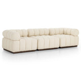 Roma 3-Piece Sofa, Durham Cream-Furniture - Sofas-High Fashion Home