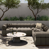 Roma Outdoor 5-Piece Sectional, Alessi Fawn-Furniture - Sofas-High Fashion Home