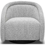 Rory Swivel Chair, Grey Boucle-Furniture - Chairs-High Fashion Home