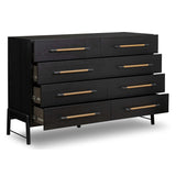 Rosedale 8 Drawer Dresser, Ebony Oak-Furniture - Bedroom-High Fashion Home