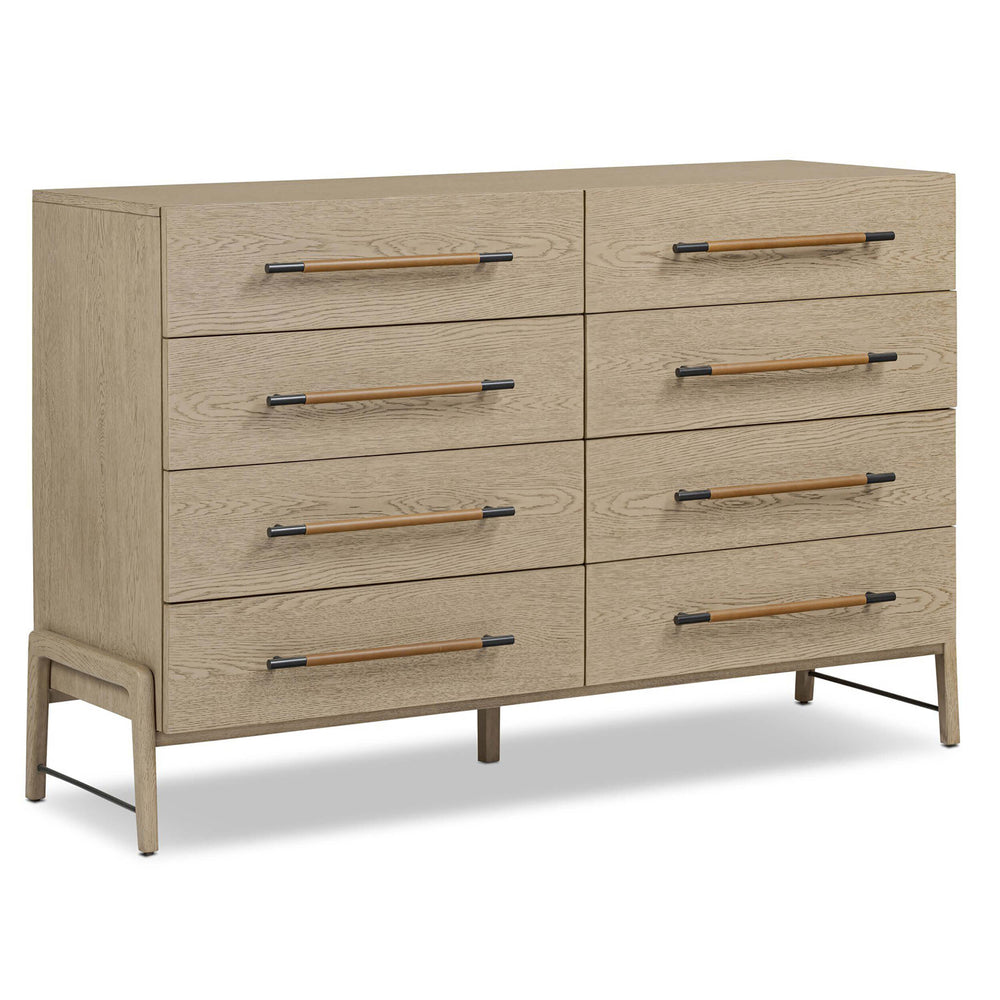 Rosedale 8 Drawer Dresser, Yucca Oak