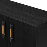 Rosedale Media Console, Ebony Oak