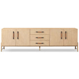 Rosedale Media Console, Yucca Oak-Furniture - Storage-High Fashion Home