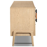 Rosedale Media Console, Yucca Oak-Furniture - Storage-High Fashion Home