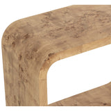 Rowena End Table, Natural-Furniture - Accent Tables-High Fashion Home