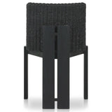 Roxy Outdoor Dining Chair, Faux Black Hyacinth, Set of 2-Furniture - Outdoor-High Fashion Home