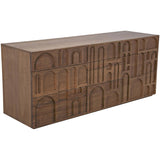 Royce Sideboard, Dark Walnut-High Fashion Home