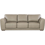 Keys Leather Sofa, Verona Sage