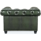 Charleston Tufted Leather Chair, Sarzana Portal-Furniture - Chairs-High Fashion Home