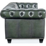 Charleston Tufted Leather Sofa, Sarzana Portal-Furniture - Sofas-High Fashion Home