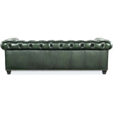 Charleston Tufted Leather Sofa, Sarzana Portal-Furniture - Sofas-High Fashion Home