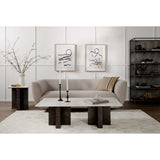 Sabine Sofa, Gibson Taupe-Furniture - Sofas-High Fashion Home