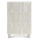 Salka Nightstand, Selenite-Furniture - Bedroom-High Fashion Home