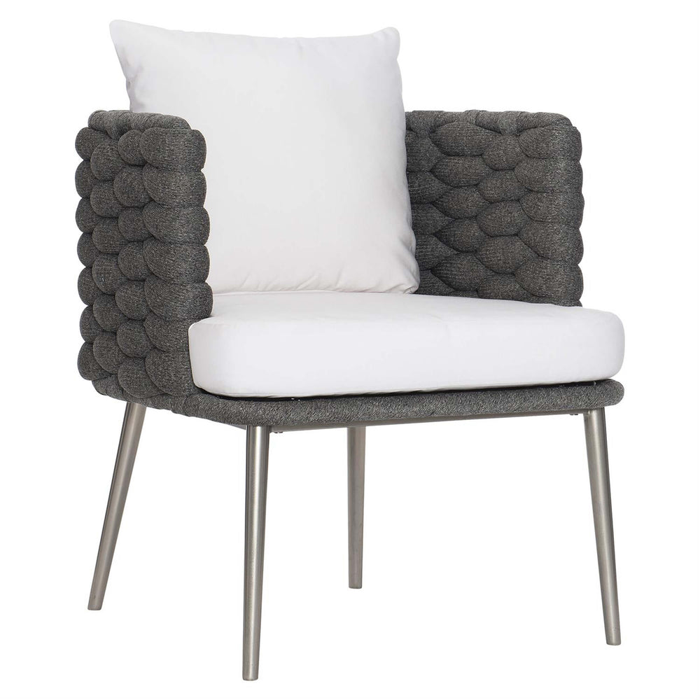 Santa Cruz Outdoor Arm Chair, Cadet Grey-Furniture - Outdoor-High Fashion Home