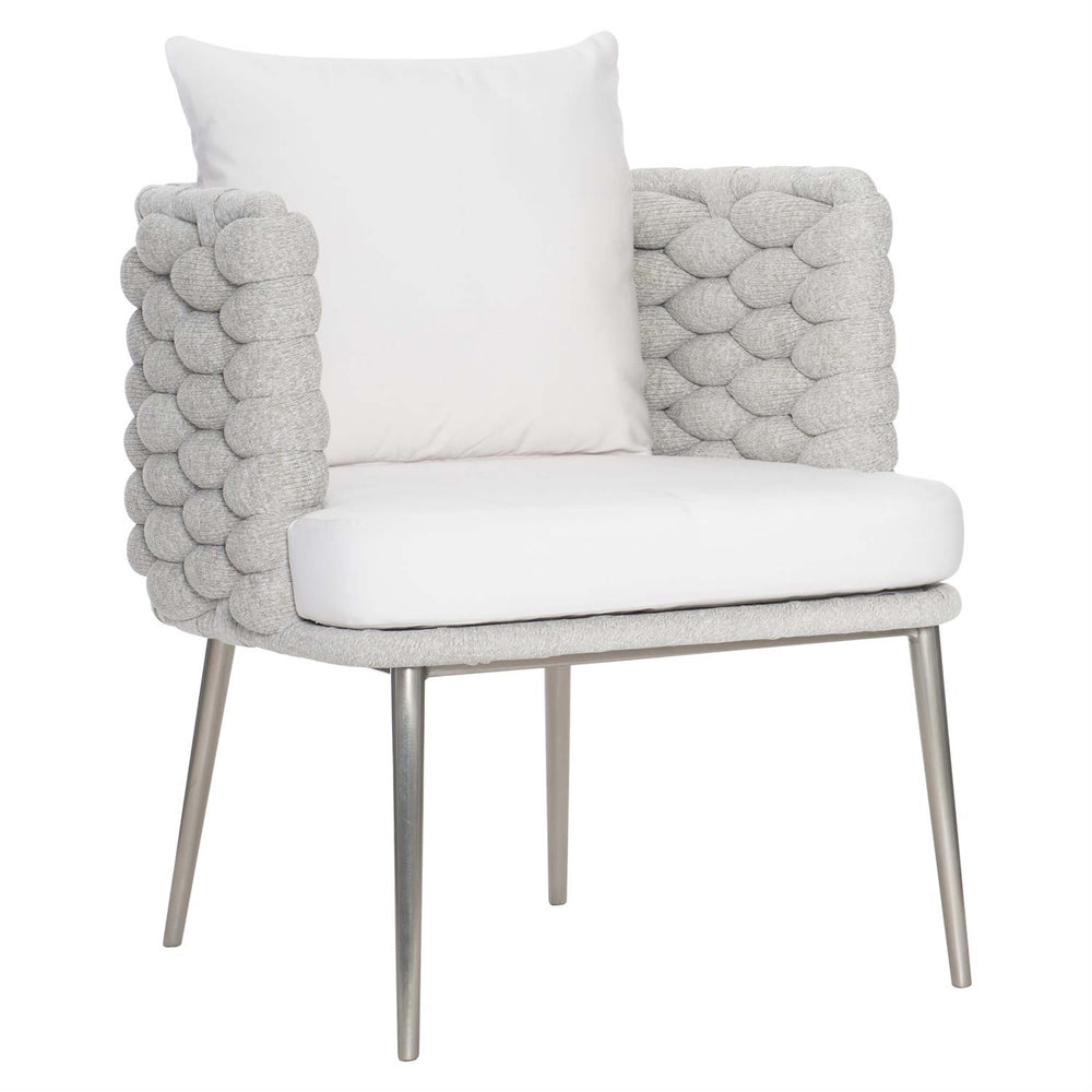 Santa Cruz Outdoor Arm Chair, Nordic Grey-Furniture - Outdoor-High Fashion Home