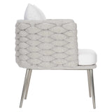 Santa Cruz Outdoor Arm Chair, Nordic Grey-Furniture - Outdoor-High Fashion Home