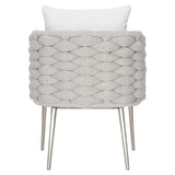 Santa Cruz Outdoor Arm Chair, Nordic Grey-Furniture - Outdoor-High Fashion Home