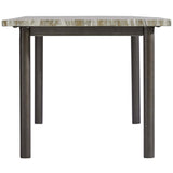 Santiago Outdoor Dining Table, Seashell-Furniture - Dining-High Fashion Home