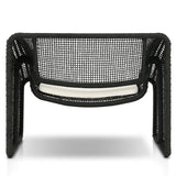 Selma Outdoor Chair, Black Hyacinth-Furniture - Chairs-High Fashion Home